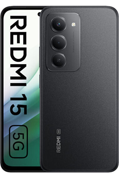 Xiaomi Redmi 15 NFC 5G Διπλή SIM (8/256GB) Μαύρο Μεσάνυχτας