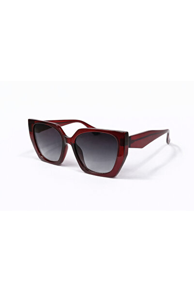 BAYDUK Dai̇lyon Burgundy Gradient Glass Unisex Sunglasses