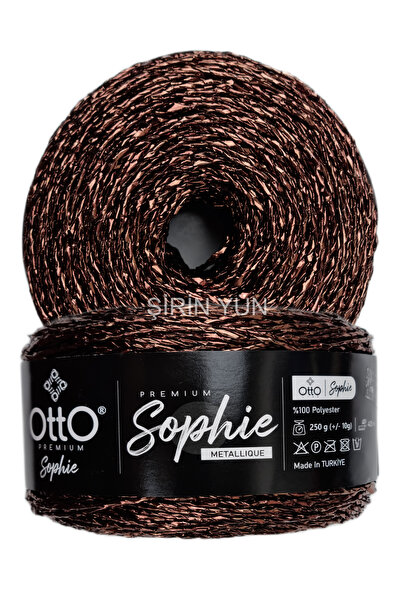 Otto Premium Sophie Metallique Metalik Kağıt İp 250 Gram 420 Metre 1 Adet Kah...