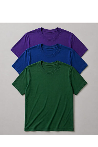 ciwi&life Unisex Ανδρικό/Γυναικείο Βαμβακερό T-Shirt με λαιμόκοψη 3 λιονταριώ...