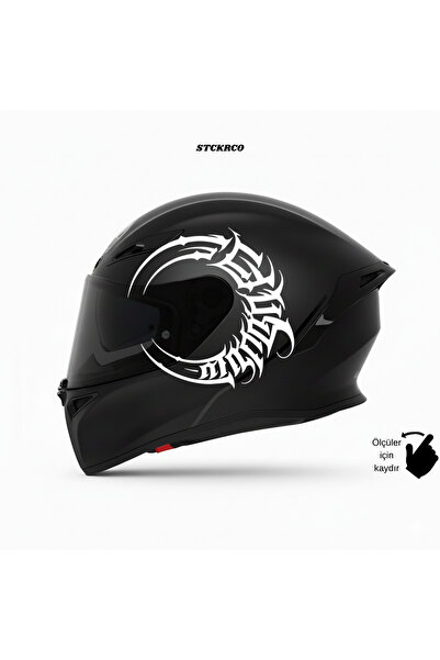 STCKRCO Bendito Kask Stickerı | Motor Kask Yanı Sticker | Bendito Motosiklet ...