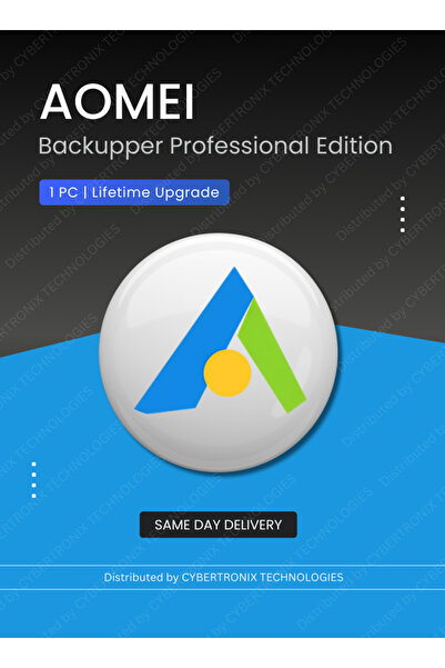 AOMEI Backupper Professional Edition 1PC | Lifetime Upgrade | Digital License...