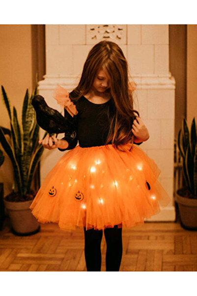 fustite cu luminite Φθινοπωρινή Στολή Νεράιδας Κολοκύθας για το Φεστιβάλ Φθιν...