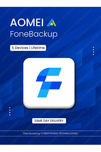 AOMEI FoneBackup | 5 Devices Lifetime | Digital License | SAME DAY DELIVERY