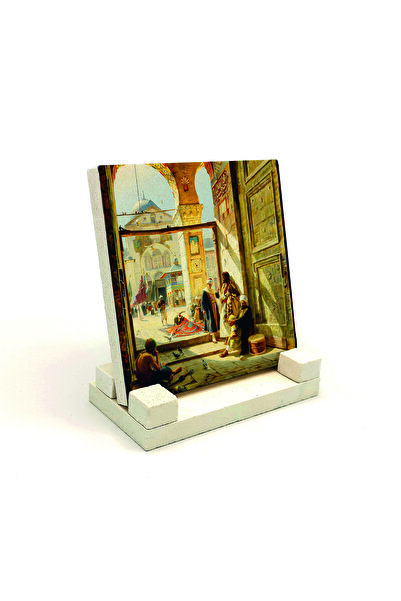 Sadrazam Επιτραπέζια βάση από πέτρα με εκτύπωση της Πύλης του Μεγάλου Ναού Εμ...