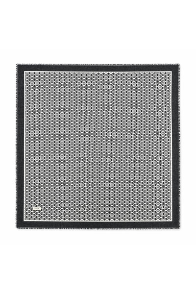 Wega Moda Γυναικείο μαύρο και άσπρο μονόγραμμα με μοτίβο από βαμβάκι Ινδίας, ...