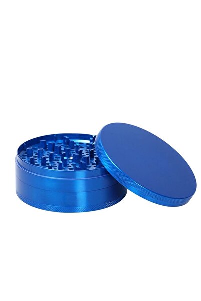 Kalitomi 100mm Mavi XL Grinder Premium 4 Katmanlı Geniş Hazne Manuel Kahve Ba...