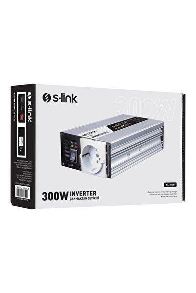 S-LINK SL-300W Çakmak Power İnverter 12V 300W