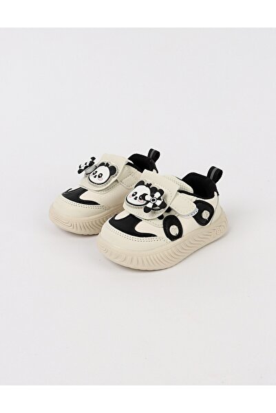 MiniKids Βρεφικά κρεμ σνίκερς με αρκουδάκι και ελικόπτερο "