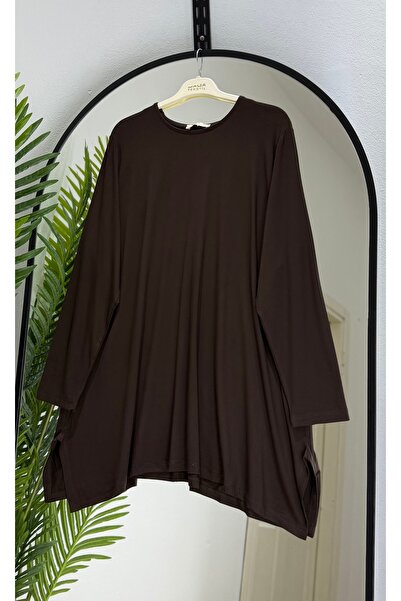 ÖZNE BUTİK Γυναικείο τουνίκ από 100% χτενισμένο βαμβάκι Βαμβάκι ελαστικό ύφασμα