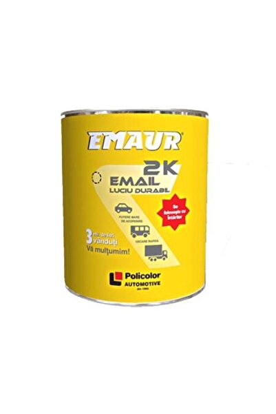 EMAUR Policolor Βαφή Αυτοκινήτου, Λευκό, Κωδικός Χρώματος IC194, 1L