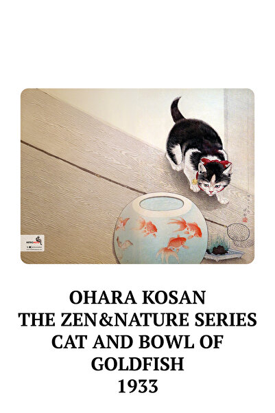 retronote Ohara Koson 4'lü Defter Seti 1 - The Zen & Nature Series - Çizgisiz - 64 Sayfa - 14x21cm