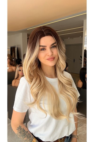 Fenomen Peruk Ombreli Maşa Dalgalı Luxury Peruk Model