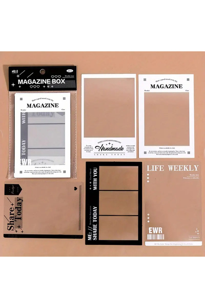 Choice F 15 Sheets Of Transparent Retro Adhesive Collage Hand Account Decorat...