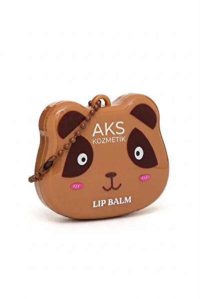 aks kozmetik Ayıcık Model Dudak Balm - Lip Balm Dudak Bakım Parlatıcı Lip Balm