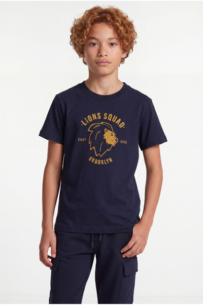 PAULMARK Αγορίστικο μπλουζάκι με στάμπα Basic