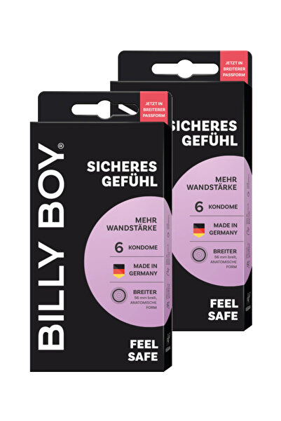 Billy Boy Prezervative Feel Safe, 2 x 6 bucati
