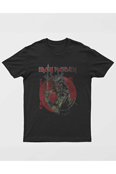 buzagi tasarım ürünleri تي شيرت Iron Maiden Regular Mold باللون الأسود للجنسين