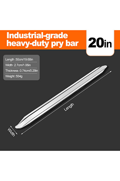 choice2 20inch Car Repair Tools Steel Spoon Tire Iron Rim Opener Lever Change...