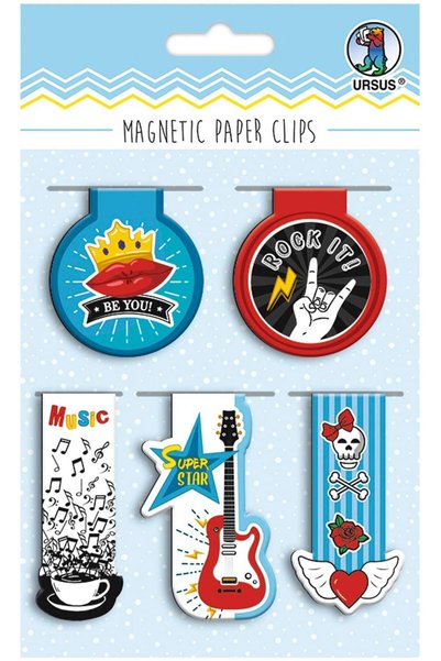URSUS Set de 5 semne de carte magnetice - Rockstar