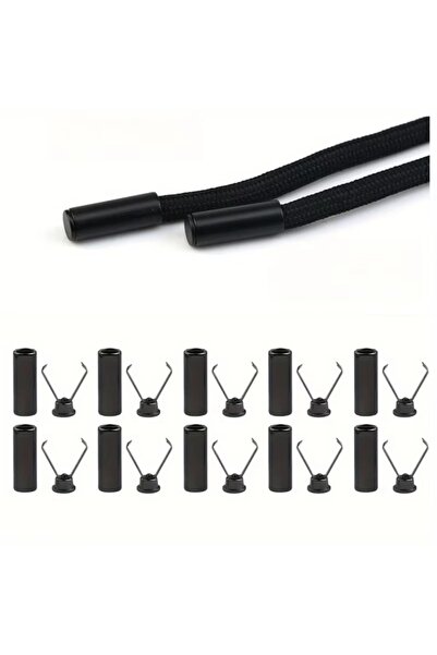 Choice10 10PC Black 10pcs Heavy Duty Cord Locks Adjustable Metal Clips Secure...