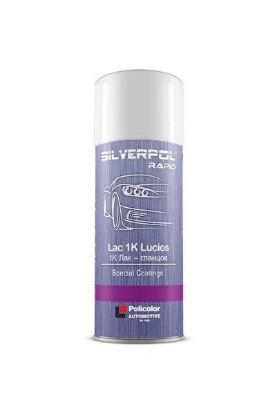 Policolor Automotive Γυαλιστικό Σπρέι Λάκας SILVERPOL Rapid, 400 ml