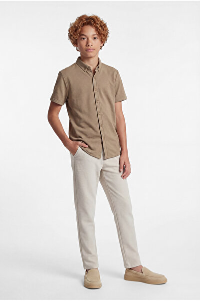 PAULMARK Παντελόνι για αγόρια με ελαστική μέση Με υφή Παντελόνι jogger