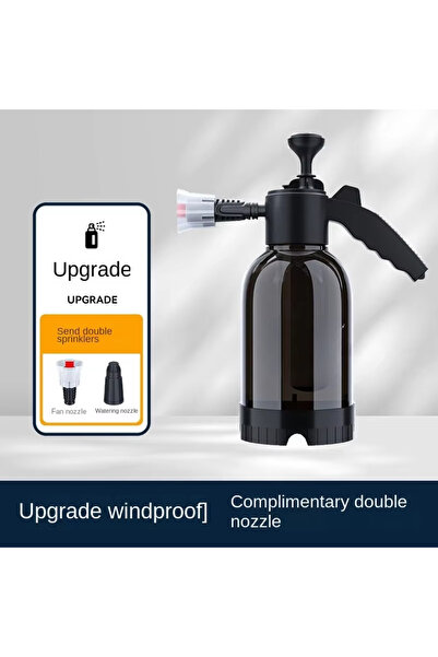 Choice black 2L Hand Pump Foam Sprayer with 2 Types of Nozzle Hand Pneumatic ...