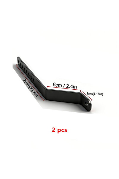 Choice 2pcs Bracket-B Motorcycle Side Case Bracket Adjustable Saddle Bag Supp...