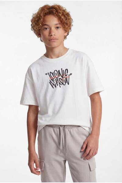 PAULMARK Μπλουζάκι για αγόρια με στάμπα σε μεγάλο μέγεθος