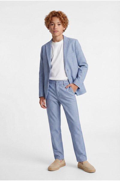 PAULMARK Παντελόνι για αγόρια κλασικό με μισό ελαστικό στη μέση