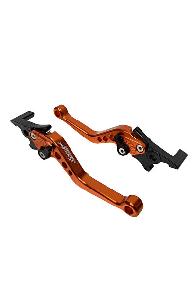 Choice1 Orange Adjustable Double Disc Brake Motorcycle Modification Accessori...
