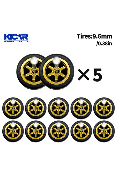 Choice24 TY70949 1/64 Model Q Car Wheels with Detachable Slicks Tires for Toy...