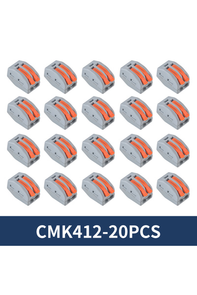 Choice5 CMK412-20PCS 10/20Pcs Quick Push in Lever Wire Connector Splicing Com...
