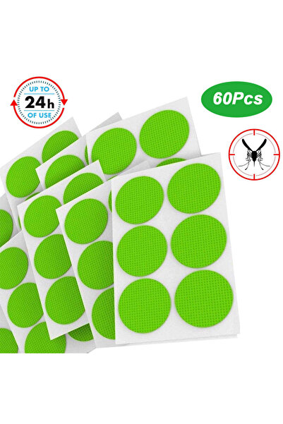 Choice green 60PCS Upgraded Version of Anti-mosquito Stickers Natural / Safe ...