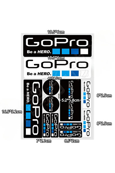 Choice ملصق عاكس جديد من GoPro HERO Extreme Sports لتزيين صندوق الدراجات النا...