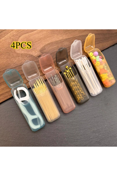 Choice 4pcs Random color 4Pcs Mini Portable Storage Boxes,Small Parts Organiz...