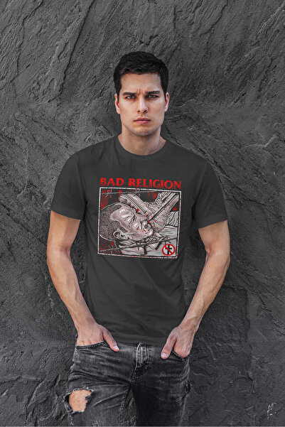 buzagi tasarım ürünleri Bad Religion Regular Fit Black Unisex T-Shirt