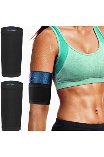 Choice6 S/M 1 pair blue 1Pair Arm Slimming ShaperS Compression Wrap Sport Sau...