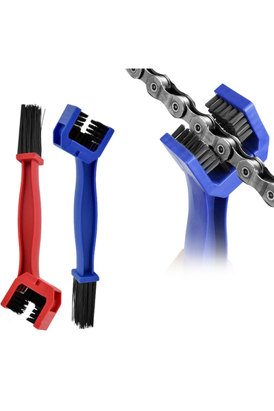 Choice1 2PCS-Mixed color 1-3Pcs Motorcycle Road Bike Chain Clean Brush Portab...