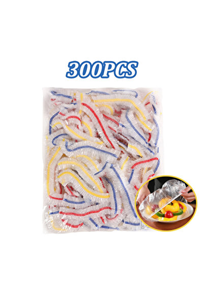 Choice4 300 قطعة غطاء طعام ملون للاستخدام مرة واحدة، غلاف بلاستيكي مرن، أغطية...