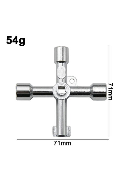 Choice 4-in-1 screwdriver Multifunctional 4-in-1 Cross Portable Silver Hand S...