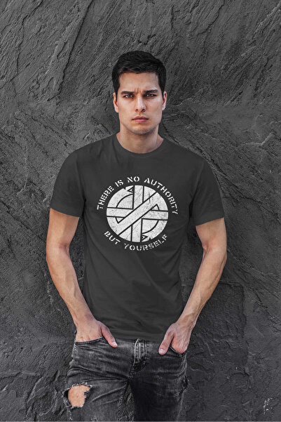 buzagi tasarım ürünleri Crass Regular Fit Black Unisex T-Shirt