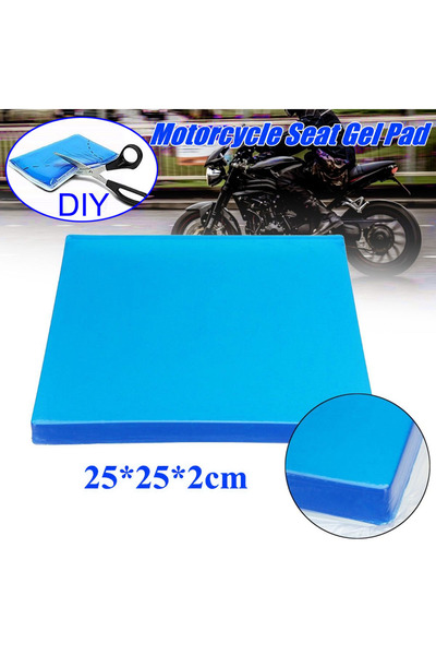 Choice 25x25x2cm Motorcycle Seat Gel Pad Seat Cushion Shock Absorption Mats R...