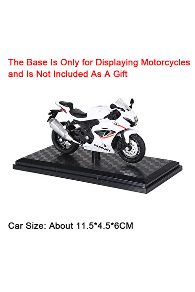 Choice8 نموذج دراجة نارية M18-3B بيضاء بمقياس 1:18 لـ HAYABUSA GSX1000R R1، ه...