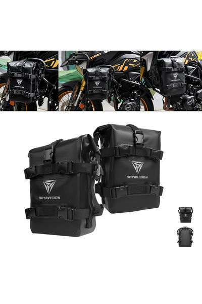 Choice3 2PC 8L 8L 10L 12L Waterproof Bumper Bag for Yamaha Tenere 700 Honda N...