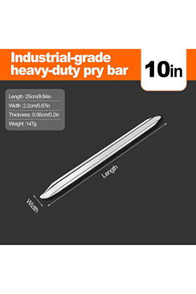 Choice3 10inch Car Repair Tools Steel Spoon Tire Iron Rim Opener Lever Change...