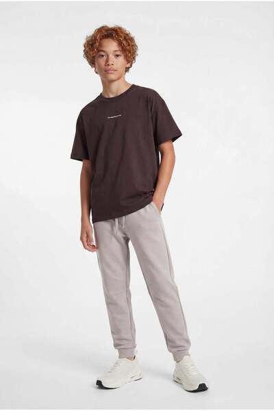 PAULMARK Μπλουζάκι για αγόρια με στάμπα κειμένου, Oversize Basic