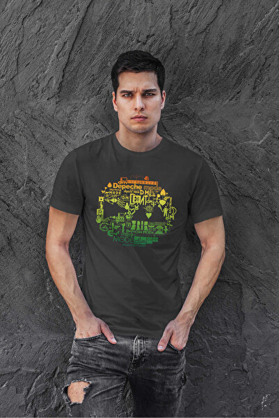 buzagi tasarım ürünleri Depeche Mode Regular Fit Black Unisex T-Shirt