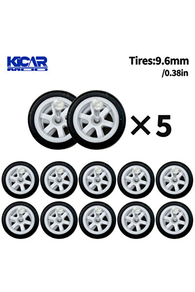 Choice22 TY70947 1/64 Model Q Car Wheels with Detachable Slicks Tires for Toy...
